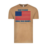 Vintage Camel newback to back world war champs back Vintage Tee - linhVisuals