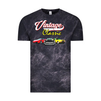 Cloud Black vintage classic oldies cars Vintage Tee - linhVisuals