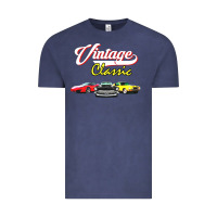 Vintage Denim vintage classic oldies cars Vintage Tee - linhVisuals