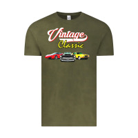 Vintage Olive vintage classic oldies cars Vintage Tee - linhVisuals