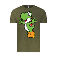 Vintage Olive yoshi Vintage Tee - linhVisuals