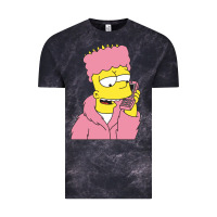 Cloud Black newbart simpson camron Vintage Tee - linhVisuals