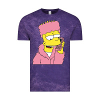 Cloud Purple newbart simpson camron Vintage Tee - linhVisuals