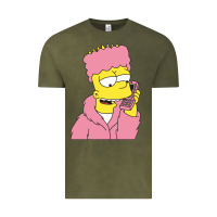 Vintage Olive newbart simpson camron Vintage Tee - linhVisuals