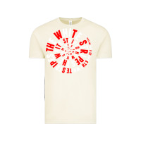 Vintage Arctic White Stripes Vintage Tee - linhVisuals