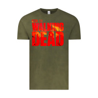 Vintage Olive the walking dead blood Vintage Tee - linhVisuals
