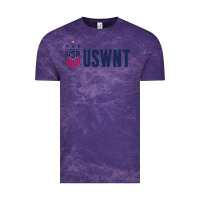 Cloud Purple uswnt champion Vintage Tee - linhVisuals