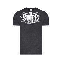 Vintage Black santa fe klan merch santa  , Vintage Tee - linhVisuals