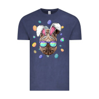Vintage Denim rhino easter bunny ears funny easter eggs hunting sweatshirt Vintage Tee - linhVisuals