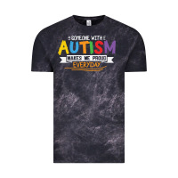 Cloud Black someone with autism makes me proud Vintage Tee - linhVisuals