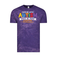 Cloud Purple someone with autism makes me proud Vintage Tee - linhVisuals