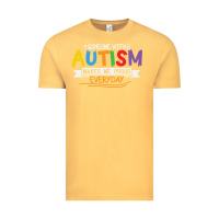 Vintage Mustard someone with autism makes me proud Vintage Tee - linhVisuals