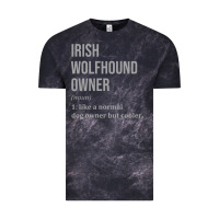 Cloud Black irish wolfhound dog funny classic Vintage Tee - linhVisuals