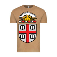 Vintage Camel brown university coat of arms Vintage Tee - linhVisuals