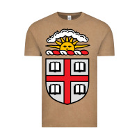 Vintage Coffee brown university coat of arms Vintage Tee - linhVisuals