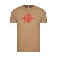 Vintage Coffee compass Vintage Tee - linhVisuals