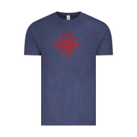 Vintage Denim compass Vintage Tee - linhVisuals