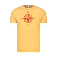 Vintage Mustard compass Vintage Tee - linhVisuals