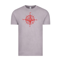 Vintage Zinc compass Vintage Tee - linhVisuals