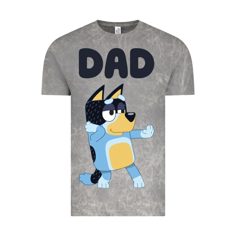 Bluey Dad Vintage Tee by linhVisuals | Teevron