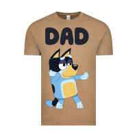 Vintage Coffee Bluey Dad Vintage Tee - linhVisuals