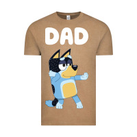 Vintage Coffee Bluey Dad Vintage Tee - linhVisuals