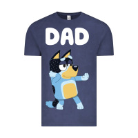 Vintage Denim Bluey Dad Vintage Tee - linhVisuals