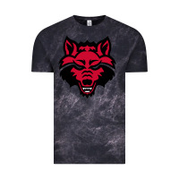Cloud Black DEVIL - RED WOLVES FOOTBALL SOCCER STATE MEN Vintage Tee - linhVisuals