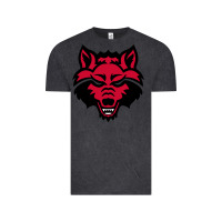 Vintage Black DEVIL - RED WOLVES FOOTBALL SOCCER STATE MEN Vintage Tee - linhVisuals