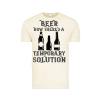 Vintage Arctic womens funny beer now there's a temporary solution drinking design v n Vintage Tee - linhVisuals