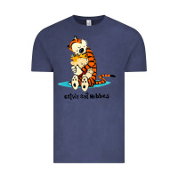 Vintage Denim newcalvin and hobbes [tyellow] Vintage Tee - linhVisuals