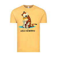 Vintage Mustard newcalvin and hobbes [tyellow] Vintage Tee - linhVisuals