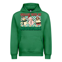 Emerald Chillin with my Snowmies Urban Hoodie - BarkalooDesign