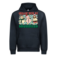 Navy Chillin with my Snowmies Urban Hoodie - BarkalooDesign
