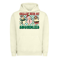 Pigment Pistachio Chillin with my Snowmies Urban Hoodie - BarkalooDesign