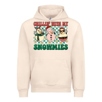 Sandshell Chillin with my Snowmies Urban Hoodie - BarkalooDesign