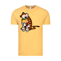 Vintage Mustard newcalvin and hobbes 04 Vintage Tee - linhVisuals