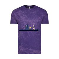 Cloud Purple newcalvin and hobbes night star tardis Vintage Tee - linhVisuals