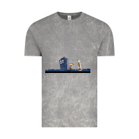 Cloud Rock newcalvin and hobbes night star tardis Vintage Tee - linhVisuals
