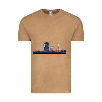 Vintage Camel newcalvin and hobbes night star tardis Vintage Tee - linhVisuals