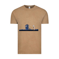 Vintage Coffee newcalvin and hobbes night star tardis Vintage Tee - linhVisuals