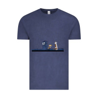 Vintage Denim newcalvin and hobbes night star tardis Vintage Tee - linhVisuals