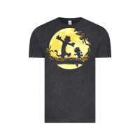 Vintage Black newcalvin and hobbes no worries Vintage Tee - linhVisuals