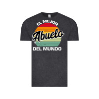 Vintage Black el mejor abuelo del mundo grandfather sweatshirt Vintage Tee - linhVisuals