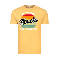 Vintage Mustard el mejor abuelo del mundo grandfather sweatshirt Vintage Tee - linhVisuals