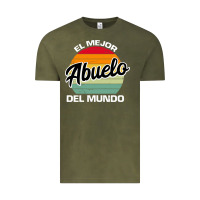 Vintage Olive el mejor abuelo del mundo grandfather sweatshirt Vintage Tee - linhVisuals