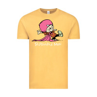 Vintage Mustard newcalvin and hobbes stupendous man Vintage Tee - linhVisuals