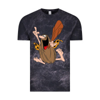 Cloud Black newcaptain caveman Vintage Tee - linhVisuals