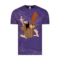 Cloud Purple newcaptain caveman Vintage Tee - linhVisuals