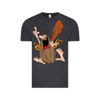 Vintage Black newcaptain caveman Vintage Tee - linhVisuals